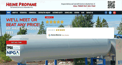 Desktop Screenshot of heinepropane.com