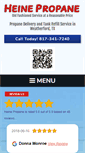 Mobile Screenshot of heinepropane.com